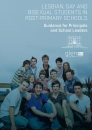 Lesbian, Gay and bisexuaL students in Post-Primary schooLs - Glen