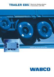 TRAILER EBS Electronic Braking System D Generation with RSS