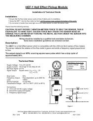 HEF-1 Hall Effect Pickup Module