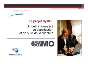 Le projet SyMO : Un outil informatisé de ... - cancerview.ca