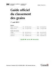 Haricots - Commission canadienne des grains