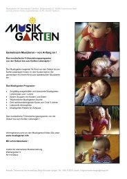 Informationen zu Musikgarten - Geburtshaus Frankfurt