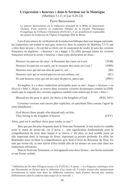 Le Sycomore 2/1 - UBS Translations