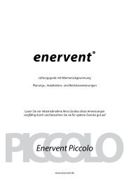 Enervent greenair Piccolo ON