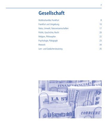 Gesellschaft - Fachzentrum Klimawandel Hessen