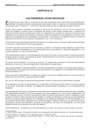 CAPÍTULO II LAS PRIMERAS LEYES SOCIALES - masas.nu