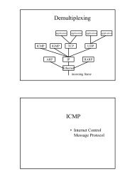 Demultiplexing ICMP