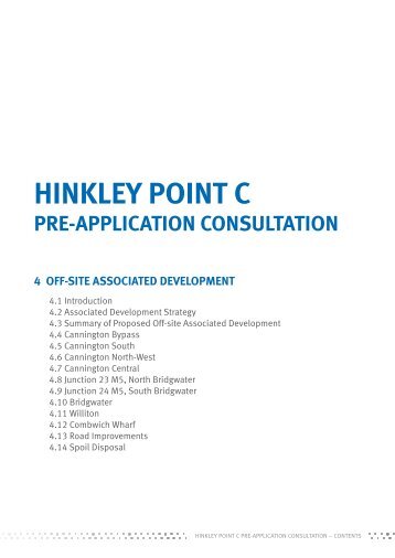 Section 4 - Off-Site Development - EDF Hinkley Point
