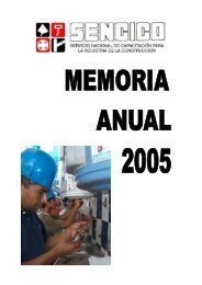 MEMORIA ANUAL 2005 - Sencico