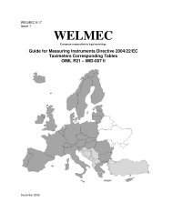 Guide for Measuring Instruments Directive 2004/22/EC ... - WELMEC