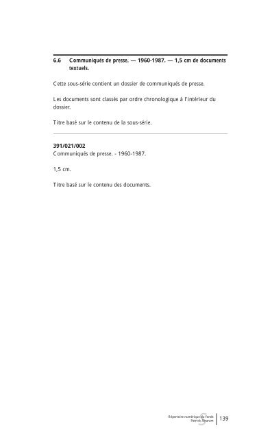 RÃ©pertoire numÃ©rique du fonds Patrick-Straram - BibliothÃ¨que et ...