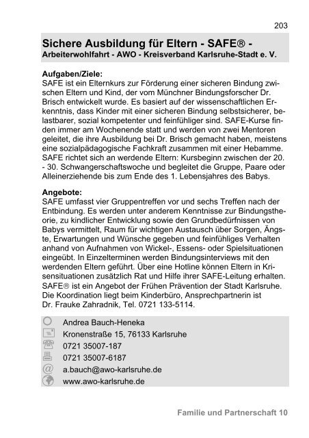 Frauenhandbuch - Karlsruhe