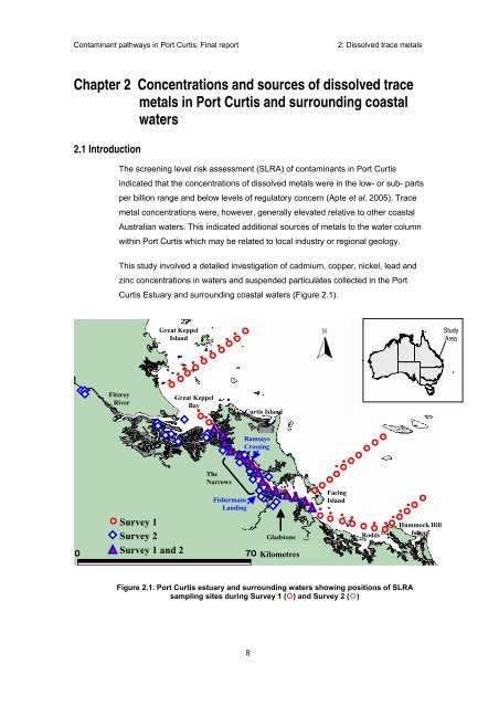 Contaminant pathways in Port Curtis: Final report - OzCoasts