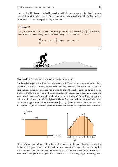 Integralregning - matematikfysik