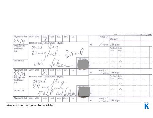 LÃ¤kemedel och barn - Apotekarsocieteten