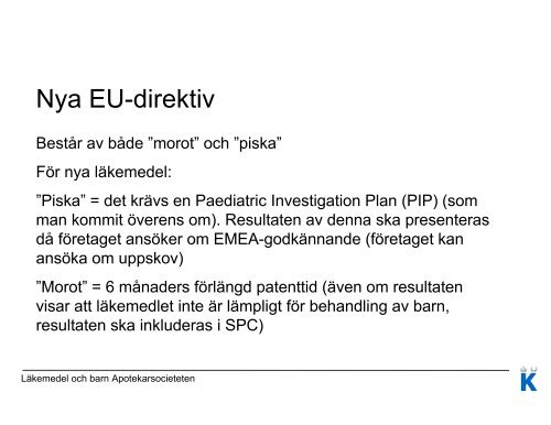 LÃ¤kemedel och barn - Apotekarsocieteten