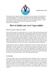 How to build your own Vega-rudder