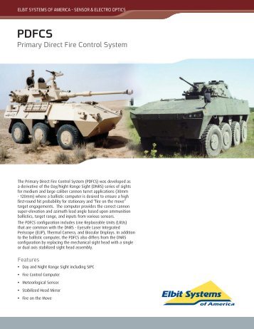 PDFCS Data Sheet - Elbit Systems of America