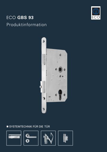 ECO GBS 93 Produktinformation - ECO-Schulte