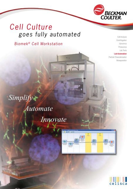 Biomek® Cell Workstation - Beckman Coulter