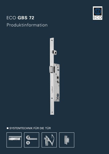 ECO GBS 72 Produktinformation - ECO-Schulte