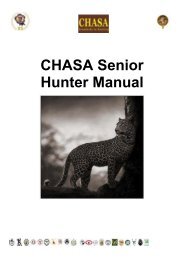 CHASA Senior Hunter Manual - bosveldjagters.co.za