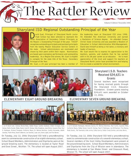 The Rattler Review - November 2006 - Sharyland ISD
