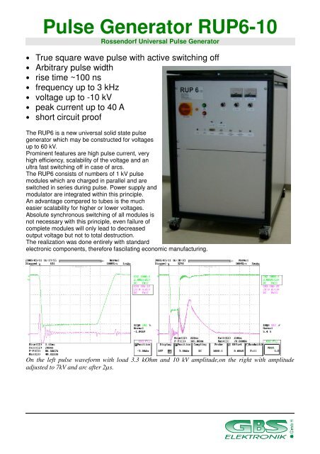 Pulse Generator RUP6-10 - GBS Elektronik GmbH