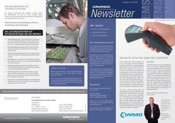 Newsletter - EMS - Grundig Business Systems GmbH