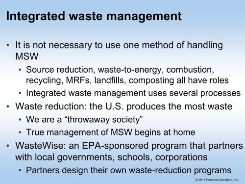 Municipal Solid Waste