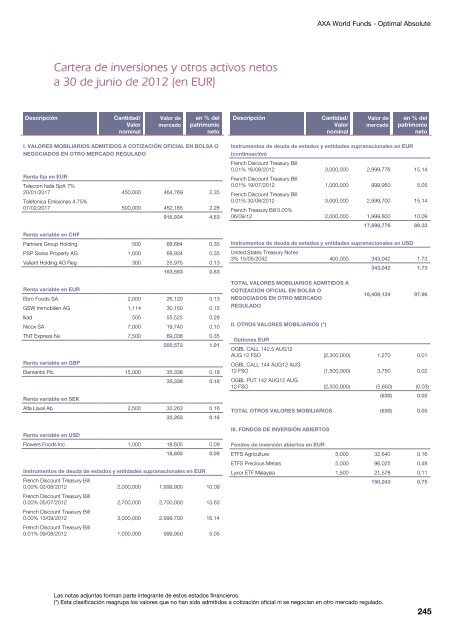 Informe semestral (pdf) - Cajastur