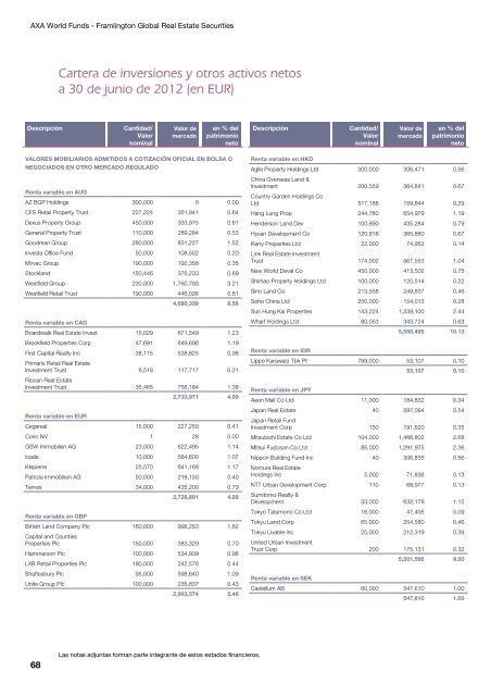 Informe semestral (pdf) - Cajastur