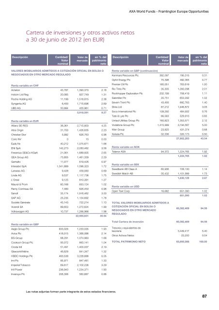 Informe semestral (pdf) - Cajastur