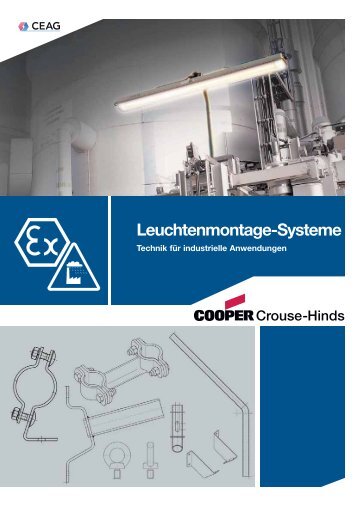 Leuchtenmontage-Systeme - Cooper Crouse-Hinds