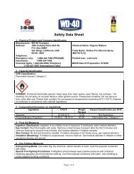Silicone Spray Lubricant - WD-40 Company