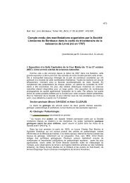 473 Compte rendu des manifestations organisÃ©es par la SociÃ©tÃ© ...