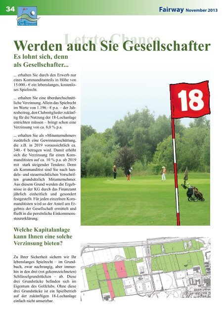 Fairway November 2013 - Golfclub Bremerhaven