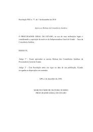 Resolução PGE n. 77, de 3 de dezembro de 2010 Aprova as ...