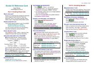 Eccles V2 Reference Card - myUNSW