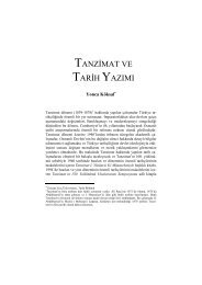 TANZİMAT VE TARİH YAZIMI - KUAIS - Koç University