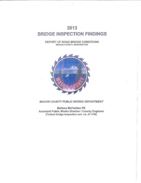 2013 Bridge Inventory - Mason County