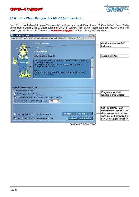 SM Anleitung GPS-Logger v1.08 - SM-Modellbau