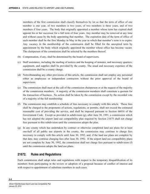 Brown Field Municipal Airport Land Use Compatibility Plan