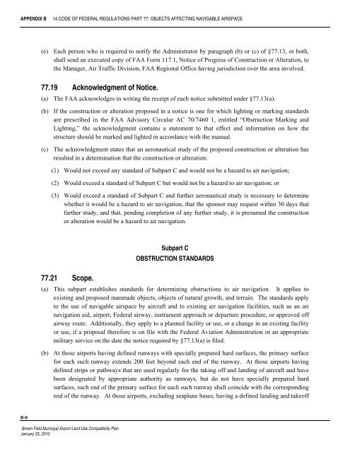 Brown Field Municipal Airport Land Use Compatibility Plan