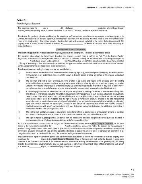 Brown Field Municipal Airport Land Use Compatibility Plan