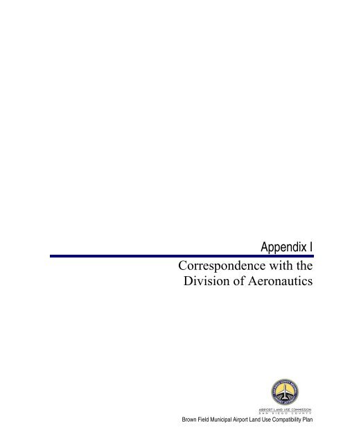 Brown Field Municipal Airport Land Use Compatibility Plan