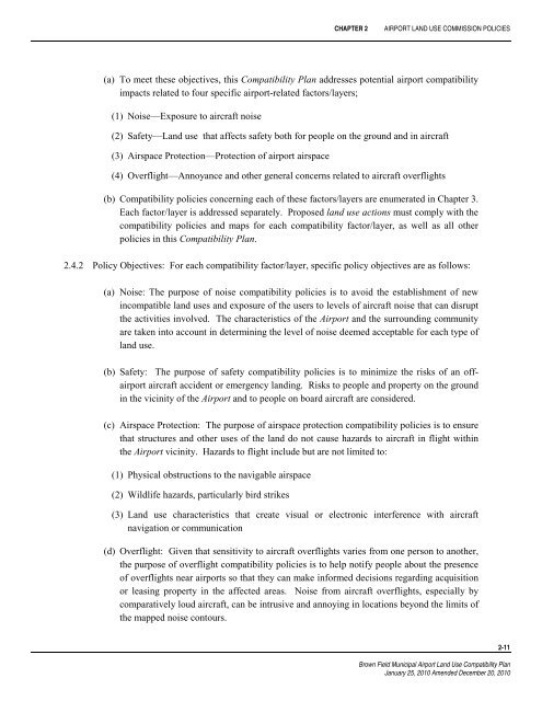 Brown Field Municipal Airport Land Use Compatibility Plan