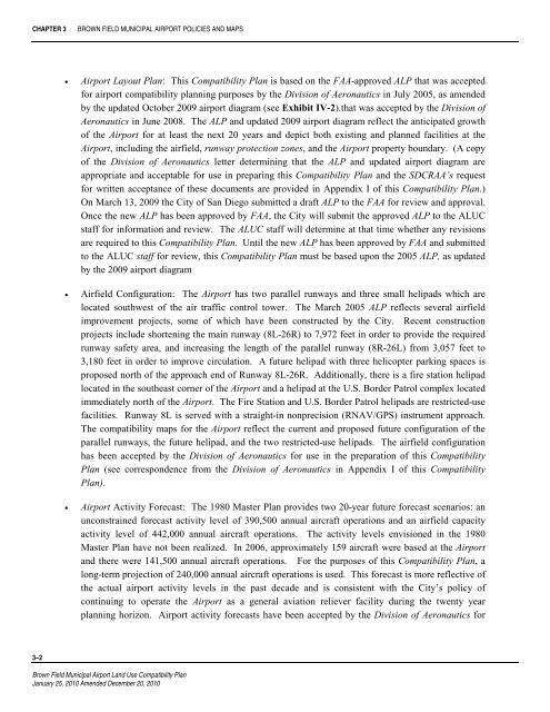 Brown Field Municipal Airport Land Use Compatibility Plan