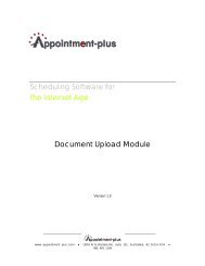 Document Upload Module - Appointment-Plus