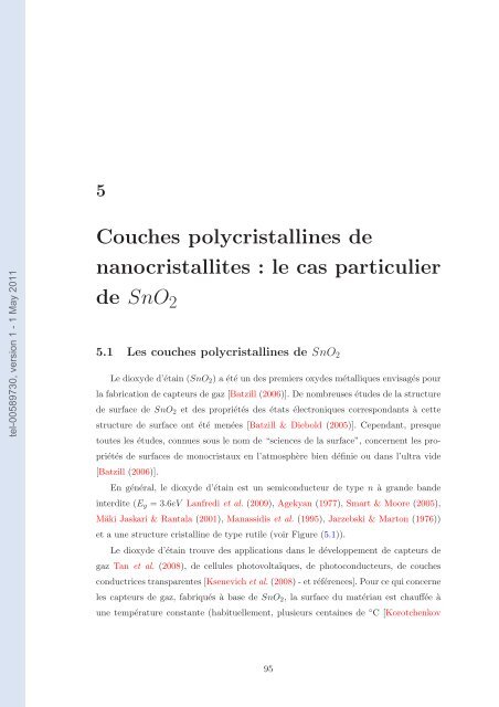 Couches minces d'oxyde d'Ã©tain: la localisation faible et les effets de ...